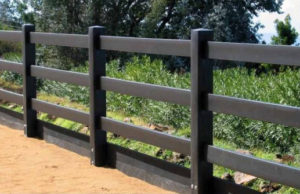 Recycled Plastic Fencing 